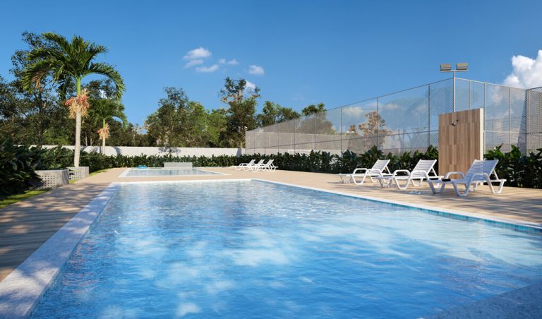 Jardim das Hortênsias piscinas