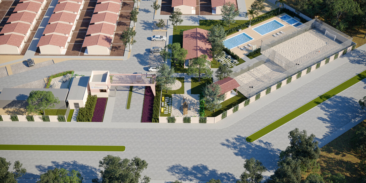 Jardim das Hortênsias visão geral